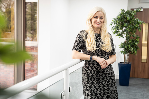 lifestyle headshot photography for financial services in rossendale