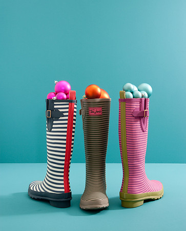 ladies christmas brand photography for Joules which was used in print and on their website